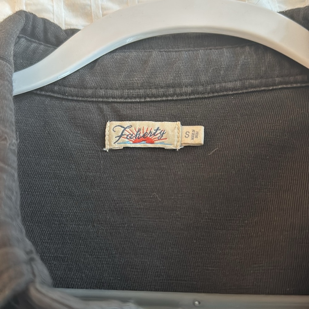 Faherty Black Button Down - image 2